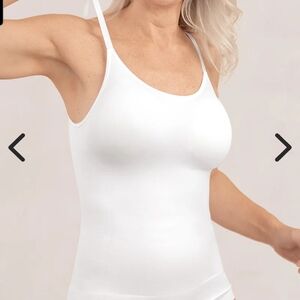 Essentials Heather Gray Scoop Neck Cami